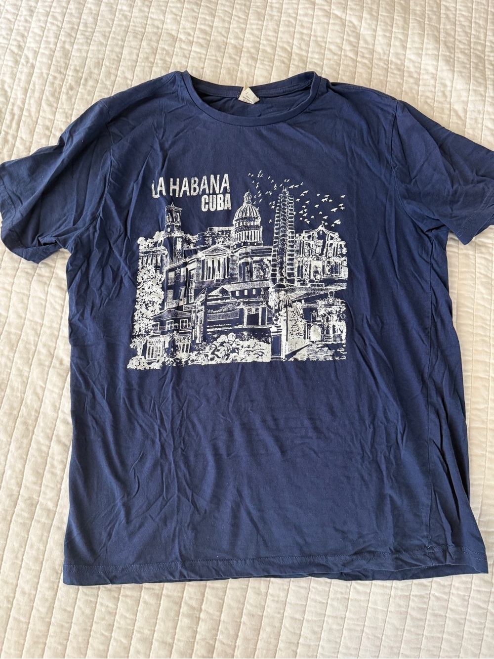 Vintage Cuba tourist tee Havana large